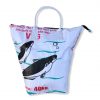 Beadbags Wäschesack / Allzwecktasche aus recycelten Reissack Ri9 in weiß von vorne