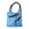 Große Einkaufstasche aus recycelten Reissack in blau | Beadbags
