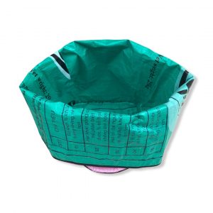 Beadbags Universaltasche/ Wäschesack mit Schultergurt aus recycelten Reissack Ri7 aufgekrempelt | Beadbags