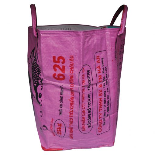 Upycycling Beadbags nachhaltige Tragetasche und Kosmetiktaschen aus recyceltem Reissackmaterial gefertigt in Kambodscha 29b