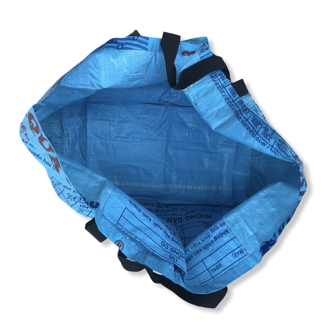 Beadbags Große Multifunktionstasche aus recycelten Reissack Ri42  [Variationen] - Beadbags Upcycling Shop