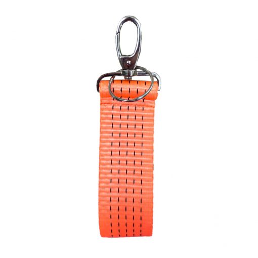 Beadbags Tampenjan Schlüsselanhänger aus recycelte Orange Hafenspanngurte hinten
