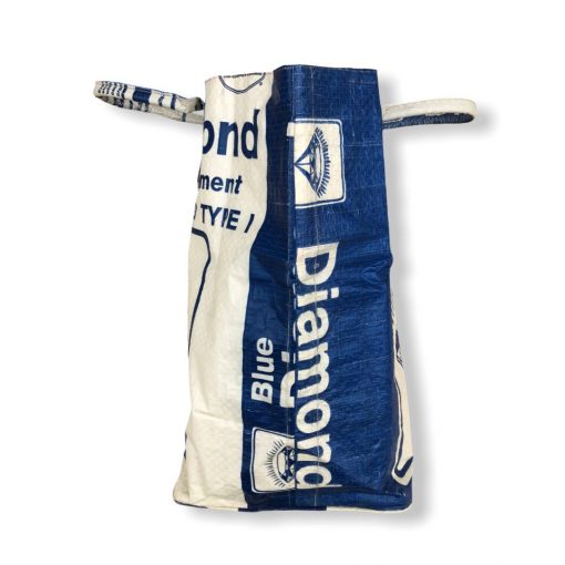 Beadbags Universaltasche / Wäschesack aus recycelten Zementsack CRL25 Blau Seite