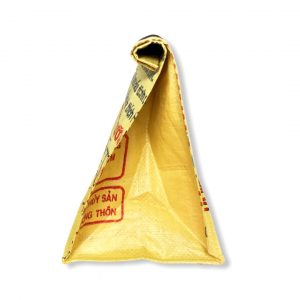 Lunchbag aus recycelten Reissack in gelb | Beadbags