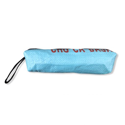 Schlampermäppchen Ri72 aus recycelten Reissackmaterial in hellblau | Beadbags
