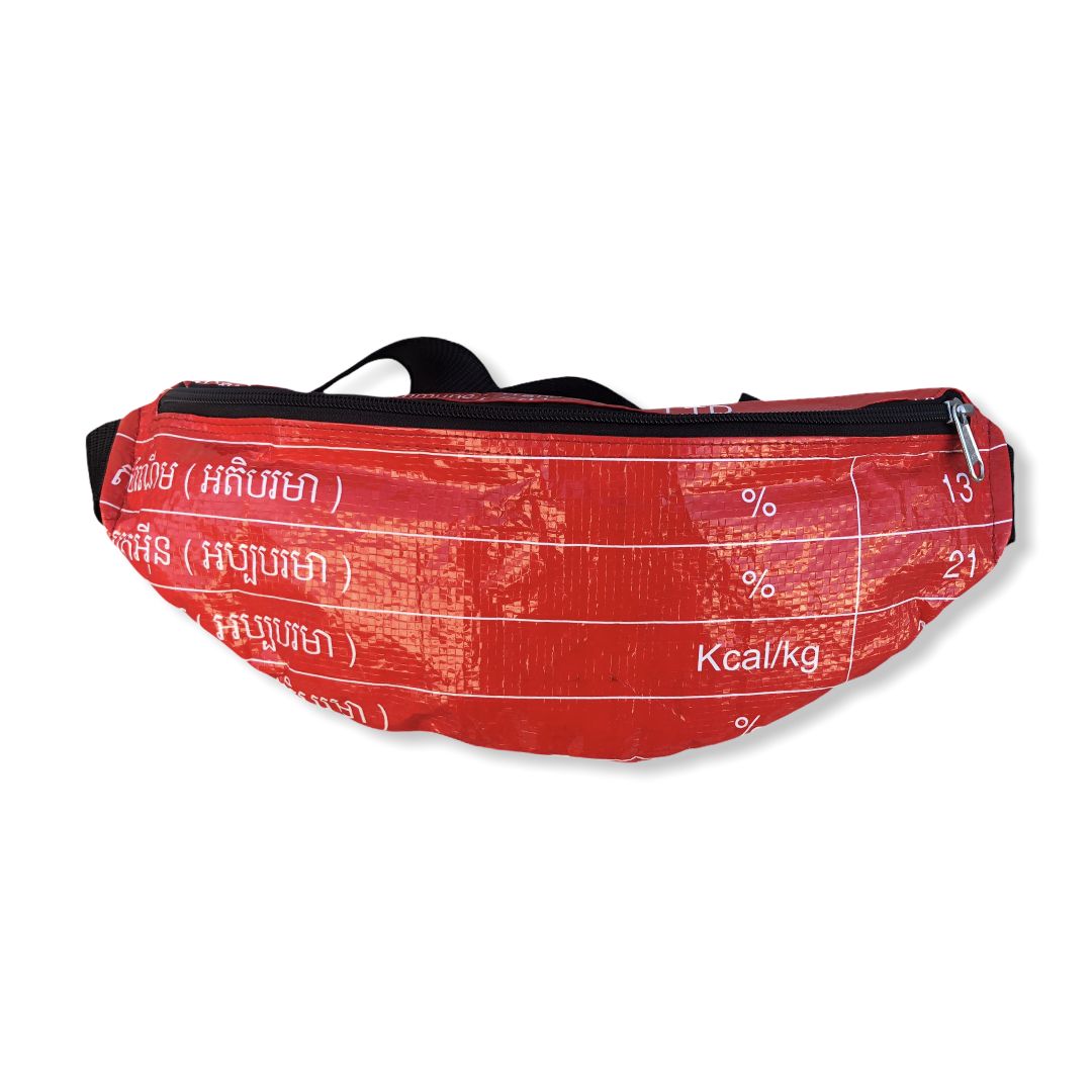 SKIN Tasche BASIC Gr. XL (Habersack) rubin-rot / gefertigt aus