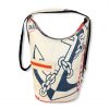 Beadbags Schultertasche aus recycelten Zementsack CR12 Anker