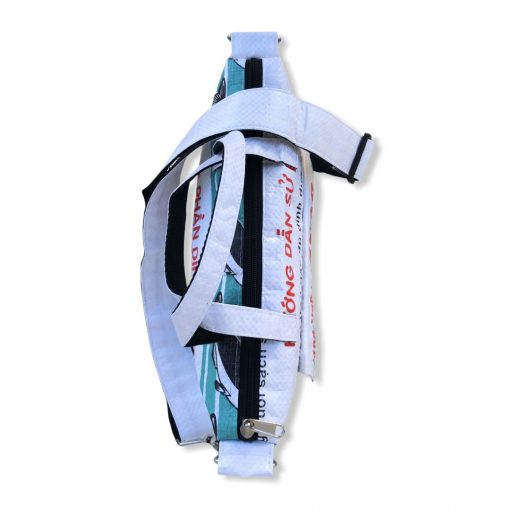 Beadbags Tragetasche aus recycelten Reissack Ri2 oben weiß