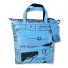 Beadbags Tragetasche aus recycelten Reissack Ri2 vorne hellblau
