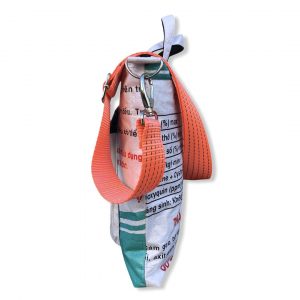Beadbags Tragetasche aus recycelten Reissack mit Tampenjan Hochseegurt Ri2 seite weiß
