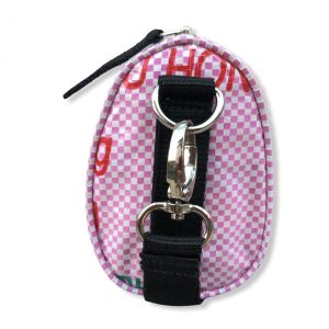 Beadbags Ovale Kosmetiktasche aus recycelten Reissack Ri88 Rosa seite