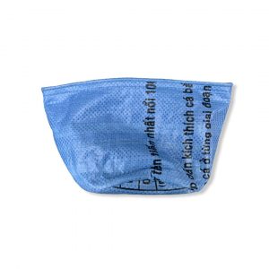 Beadbags Universal-/ Pflanzenbehälter aus recycelten Reissack Ri33 Dunkelblau hinten