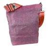 Beadbags Schultertasche aus reused Moskitonetz mit Tampenjan NET3TJ rosa