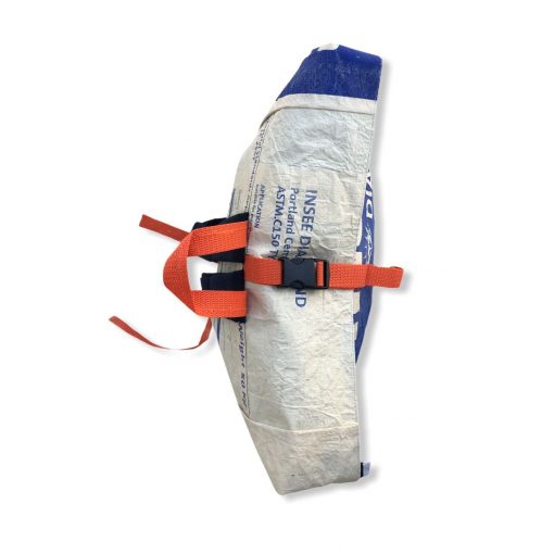 Life Backpack Rucksack aus recycelten Zementsack in blau | Beadbags