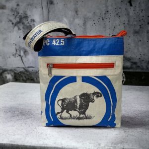 Beadbags Cr10 Umhängetasche cement blau Büffel Bild