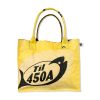 Einkaufstasche aus recycelten Reissack von Beadbags in gelb | Beadbags