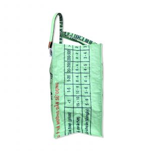 Einkaufstasche aus recycelten Reissack von Beadbags in hellgrün | Beadbags