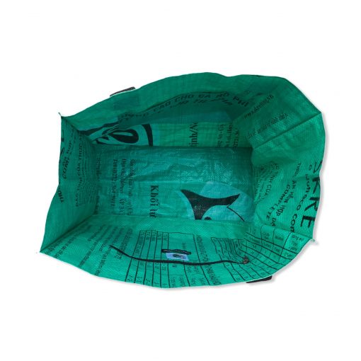 Einkaufstasche aus recycelten Reissack von Beadbags in hellgrün | Beadbags