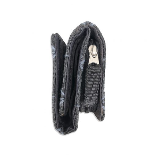 Geldbörse aus reused Moskitonetz in schwarz | Beadbags
