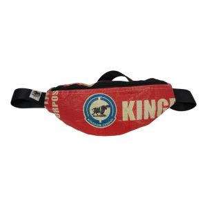Beadbags Gürteltasche aus recycelten Reissackmaterial Ri76 cement blau