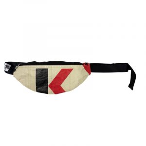 Beadbags Bauchtasche aus recycelten Zementsackmaterial Ri76 Rot