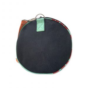 Nachhaltige Reise- und Sporttasche aus recycelten Reissack mit Hochseehafengurt in mint mit orange seitlich | Beadbags