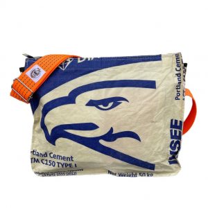Beadbags Easy Carry Taschen zement blau TJ77 quer vorne 2