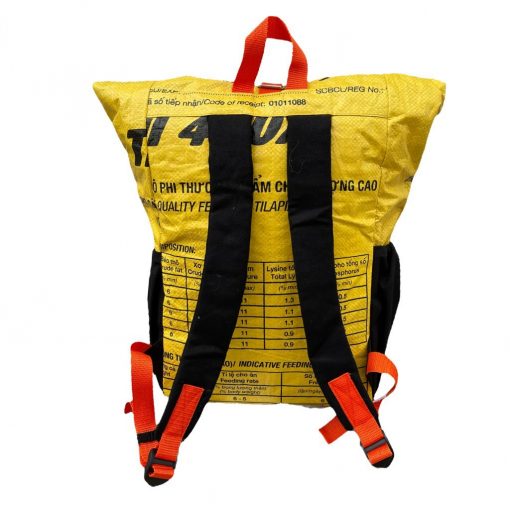 Beadbags Golden Backpack Ri100 Seite gelb hinten