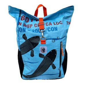Beadbags Golden Backpack Ri100 blau vorne