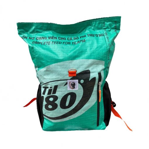Beadbags Golden Backpack Ri100 grün vorne offen