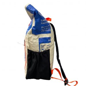 Beadbags Golden Backpack Ri100 blau zement Seite