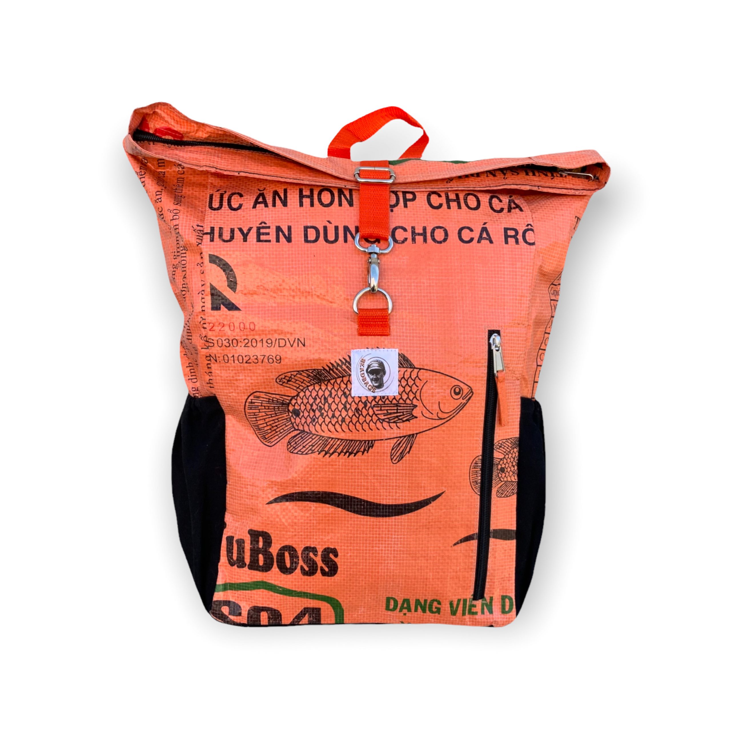 Beadbags Adventure Rucksack Ri100 orange - Beadbags Upcycling Shop
