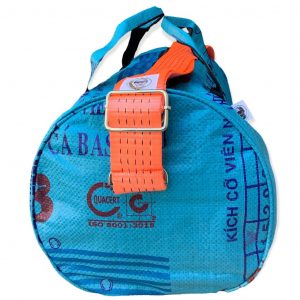 Beadbags Ri44TJ overnight round bag blau seitlich