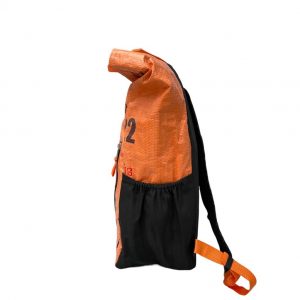 Beadbags Rucksack orange seitlich