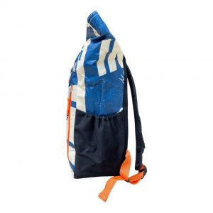 Beadbags Adventure Rucksack Ri100 zement blau Adler seitlich