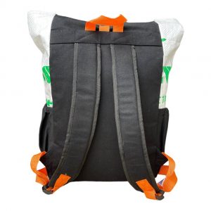 Beadbags Adventure Rucksack Ri100 weiß grün Rückseite