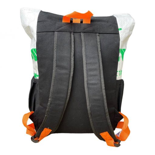 Beadbags Adventure Rucksack Ri100 weiß grün Rückseite