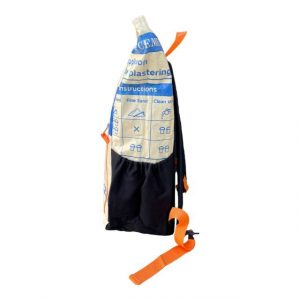 Beadbags Rucksack cement Lion seitlich