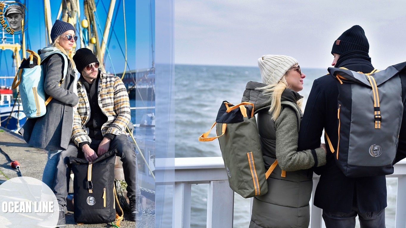 Beadbags Ocean Mood Bild Paar am Meer in Cuxhaven