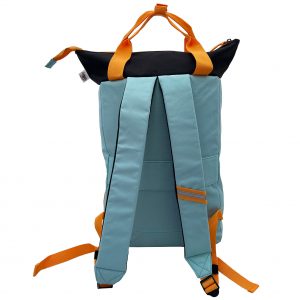 Beadbags Oceanbound nachhaltiger 2 in 1 Rucksack hinten mint
