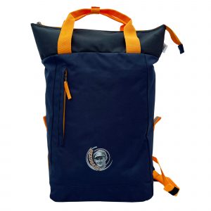 Beadbags Oceanbound nachhaltiger 2 in 1 Rucksack vorne dunkelblau