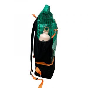 Beadbags Upcycling Rucksack aus recyceltem Fischfuttersack – nachhaltig und robust