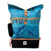 Beadbags Rucksack mit Schuhfach in mittelblau