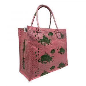 Alternative view of Beadbags Einfache Einkaufstasche aus recycelten Reissack Ri94 Pink Beauty