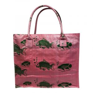 Beadbags Einfache Einkaufstasche aus recycelten Reissack Ri94 Pink Beauty