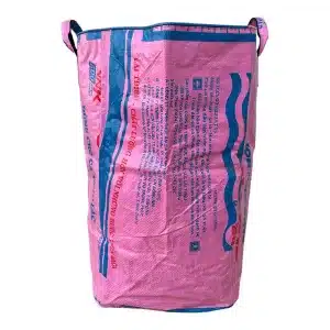 Beadbags große Universaltasche pink mit Fischen rückseite
