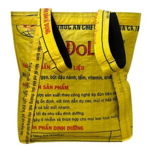 Beadbags 2 in 1 Rucksack hellgelb rückseite