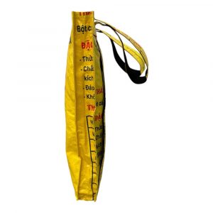 Beadbags 2 in 1 Rucksack vorne hellgelb seitlich