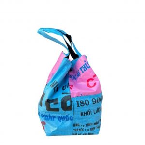 Beadbags 3 in 1 Tasche pink-blau front seitlich