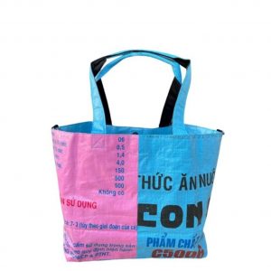 Beadbags 3 in 1 Tasche pink-blau rückseite